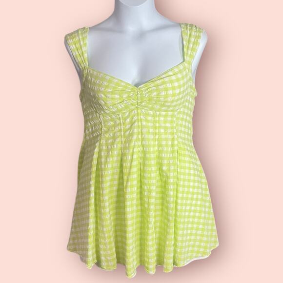 For Love And Lemons Yellow Mini Dress - Picture 1 of 2